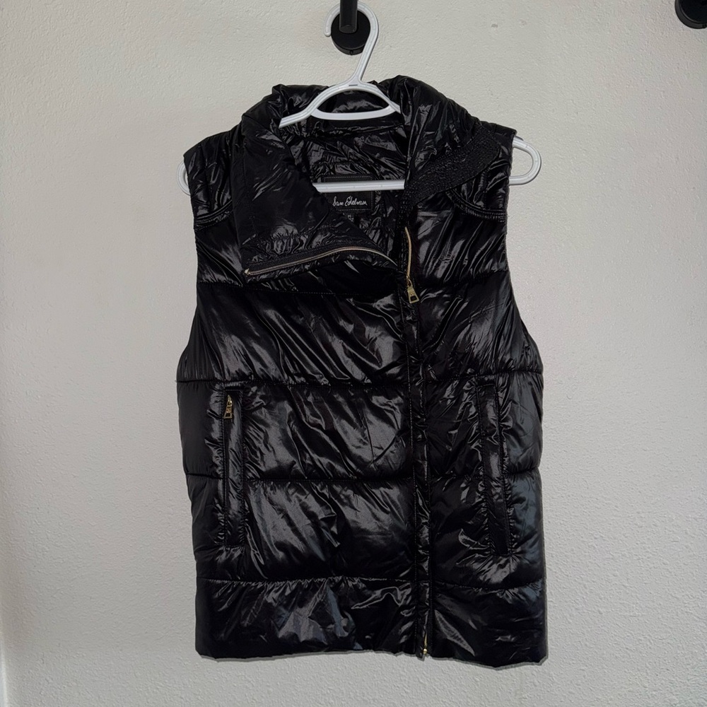 Sam Edelman Black Quilted Puffer Vest - Picture 2 of 5
